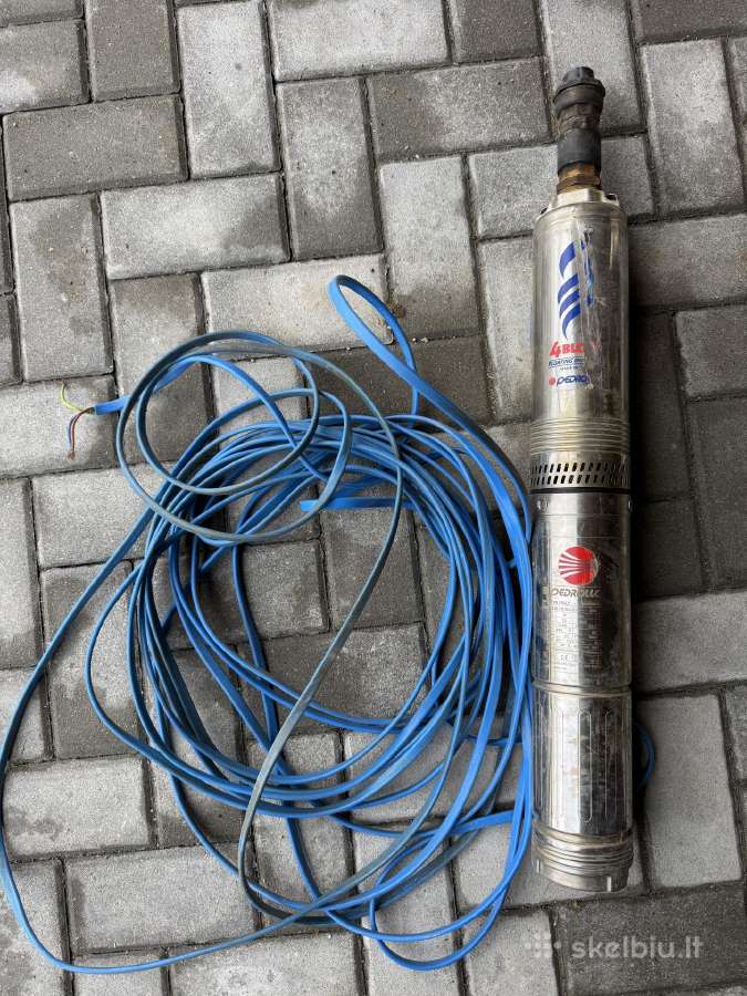 Giluminis siurblys gręžiniams Pedrollo 4block m2/9 - nuotraukos Nr. 2
