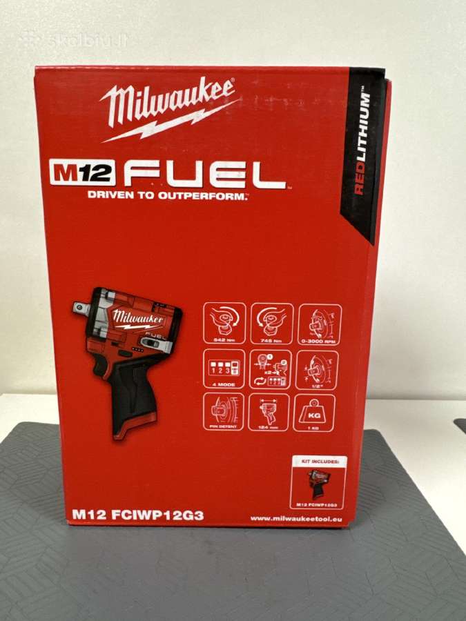 Veržliasūkis Milwaukee M12fciwf12g3-0