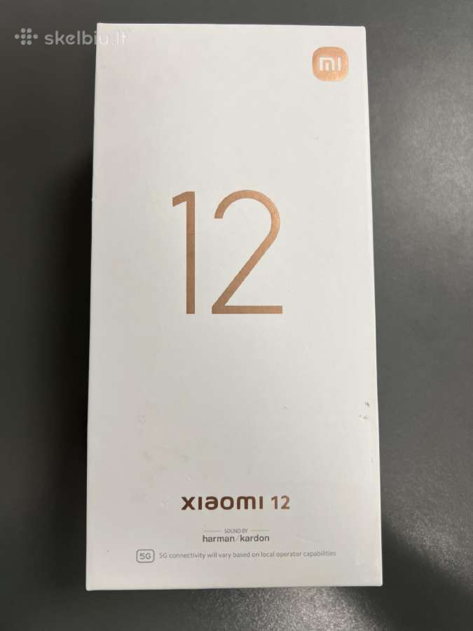 Xiaomi 12 5G 256gb 8gb RAM Naujas!