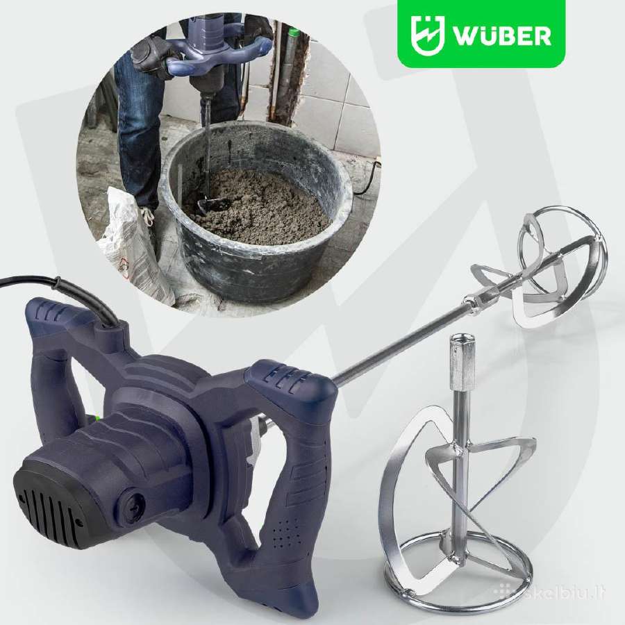Wuber 2600w elektrinis maišytuvas skiediniams ir k - nuotraukos Nr. 4
