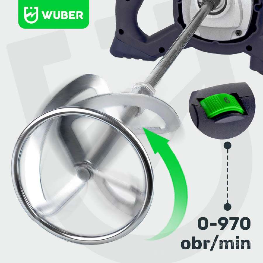 Wuber 2600w elektrinis maišytuvas skiediniams ir k - nuotraukos Nr. 8