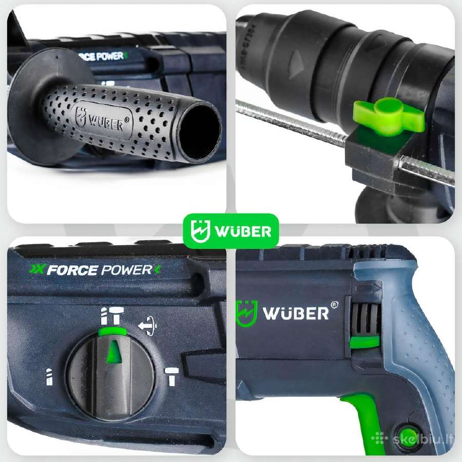 2500 W „wuber“ smūginis gręžtuvas perforatorius - nuotraukos Nr. 6
