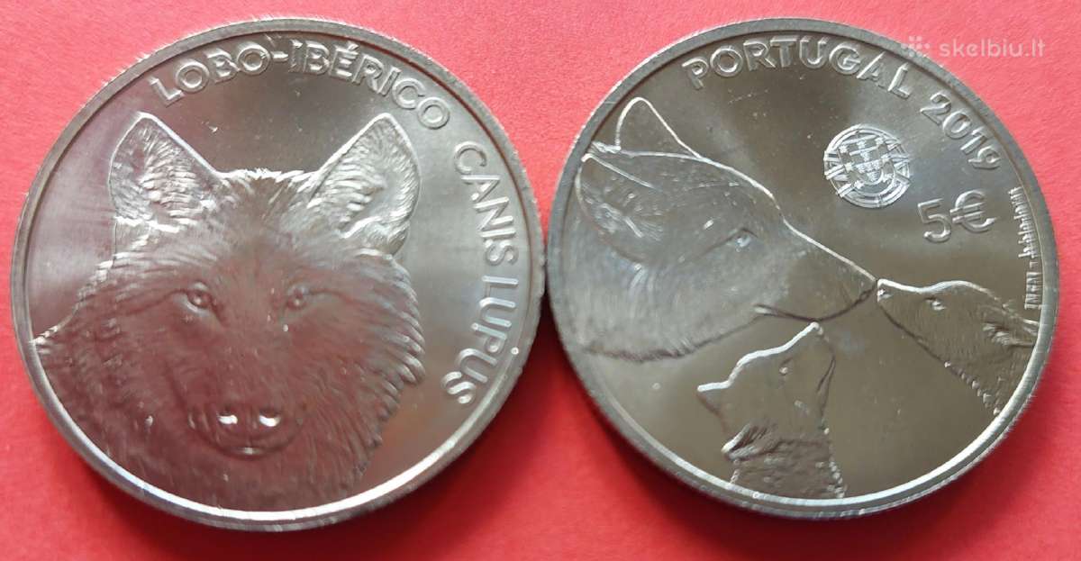 Portugalija 2019m. 5 € “Vilkas “ Unc