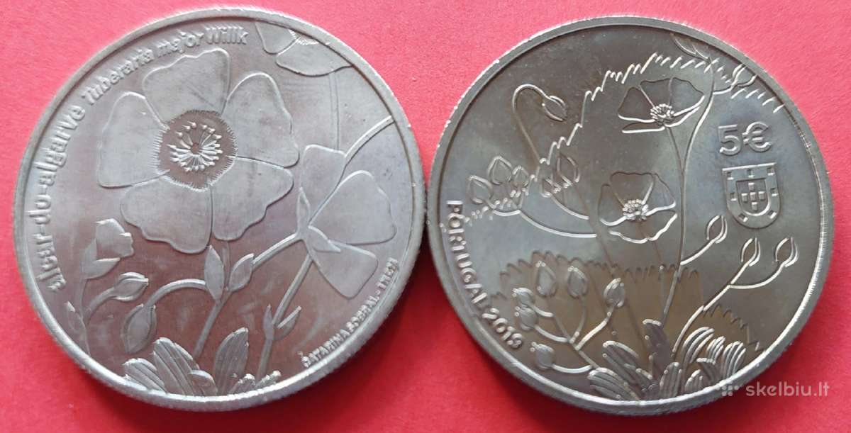 Portugalija 2019m. 5 € “gėlės“ Unc