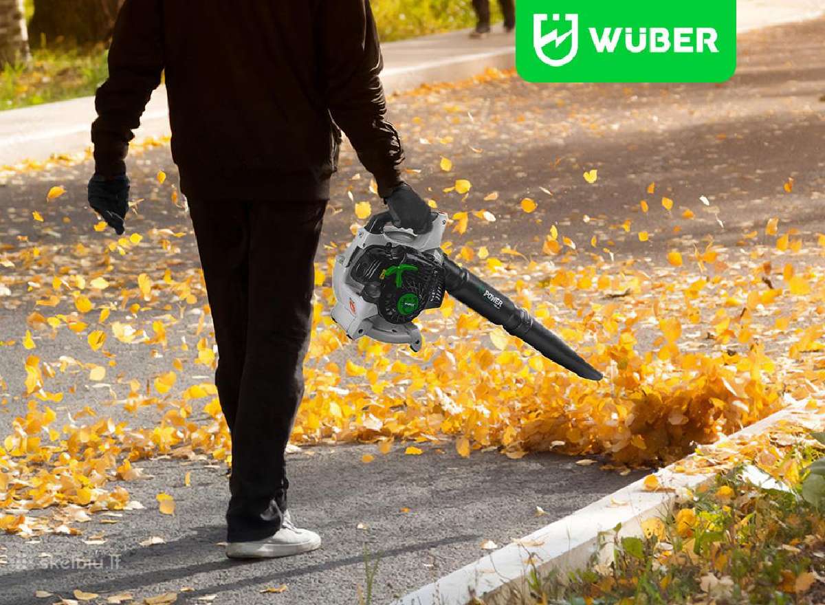 Wuber benzininis lapų pūstuvas su smulkintuvu 1,6k - nuotraukos Nr. 12