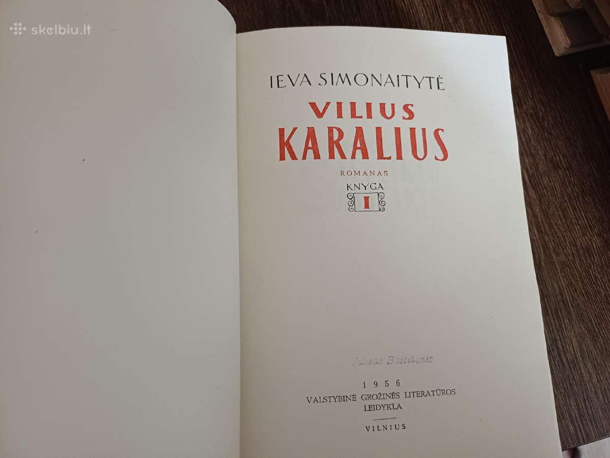 Parduodu 1,2d,knygu,vilius Karalius,1956m - nuotraukos Nr. 7