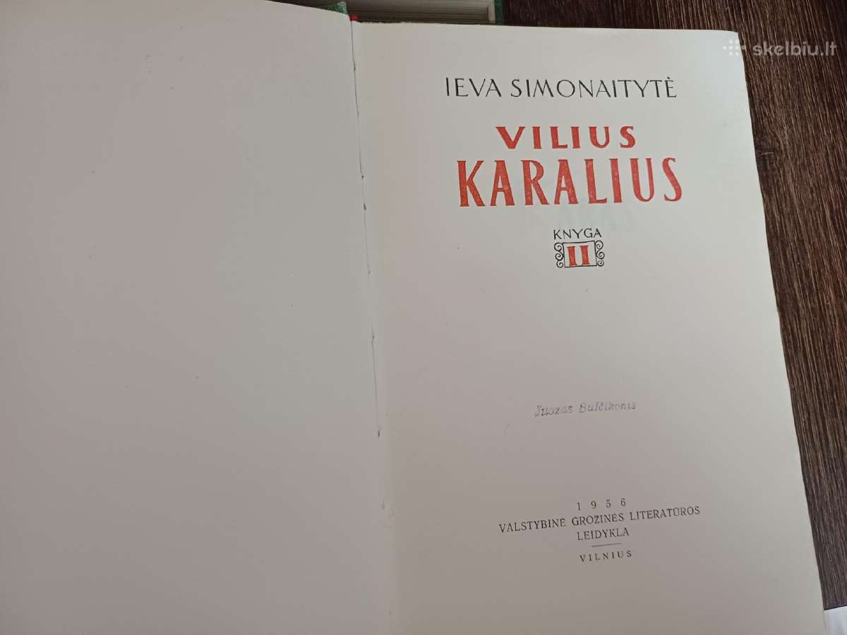 Parduodu 1,2d,knygu,vilius Karalius,1956m - nuotraukos Nr. 9