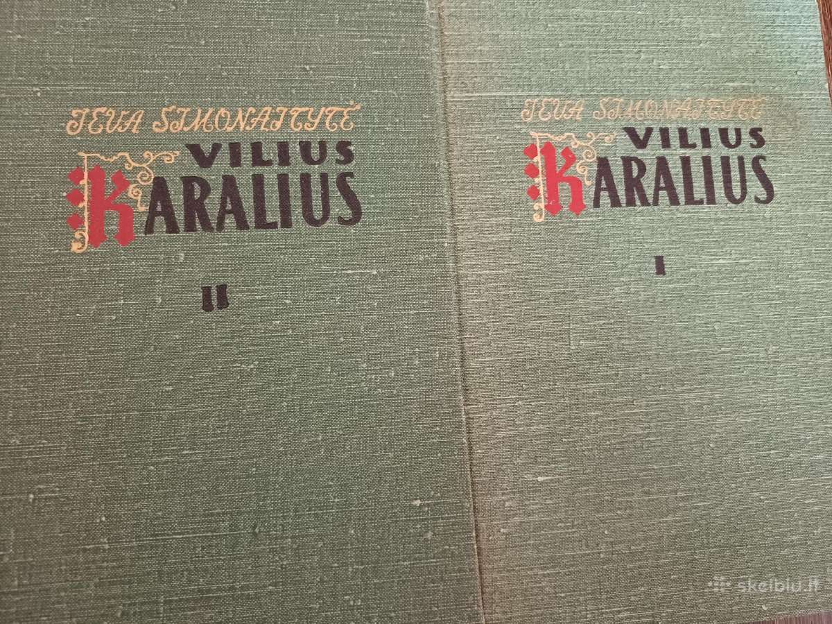 Parduodu 1,2d,knygu,vilius Karalius,1956m