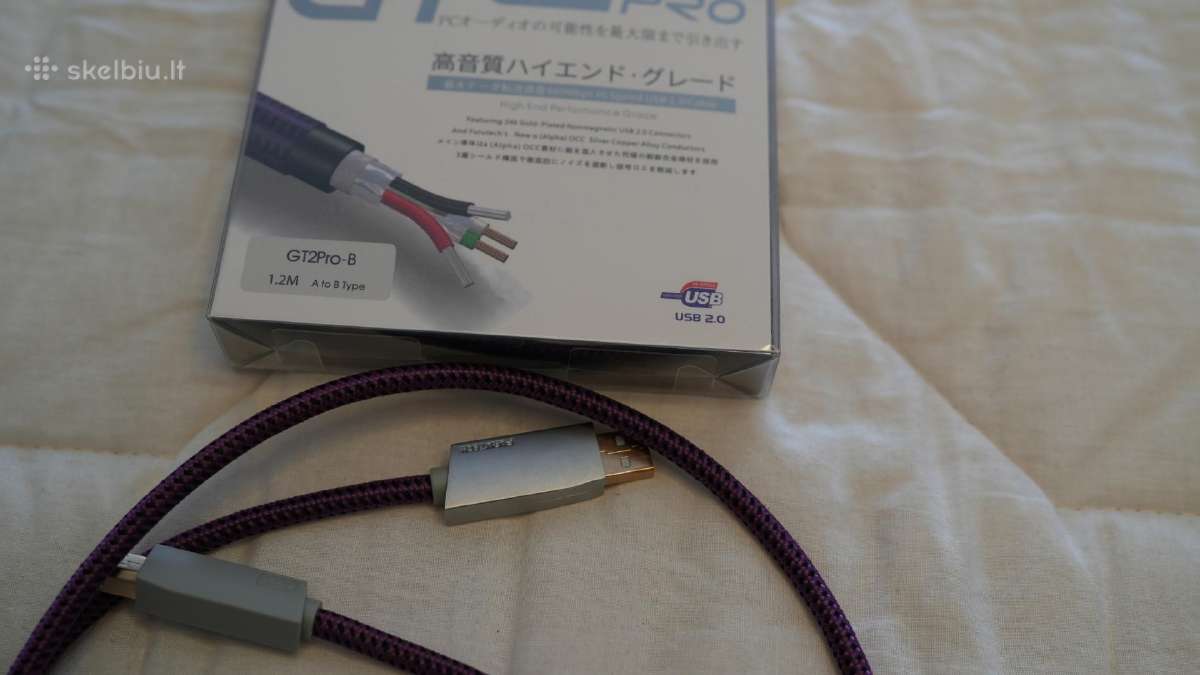 Furutech Gt2pro Usb 2.0 Cabelis 0.6m ir 1.2m - nuotraukos Nr. 2