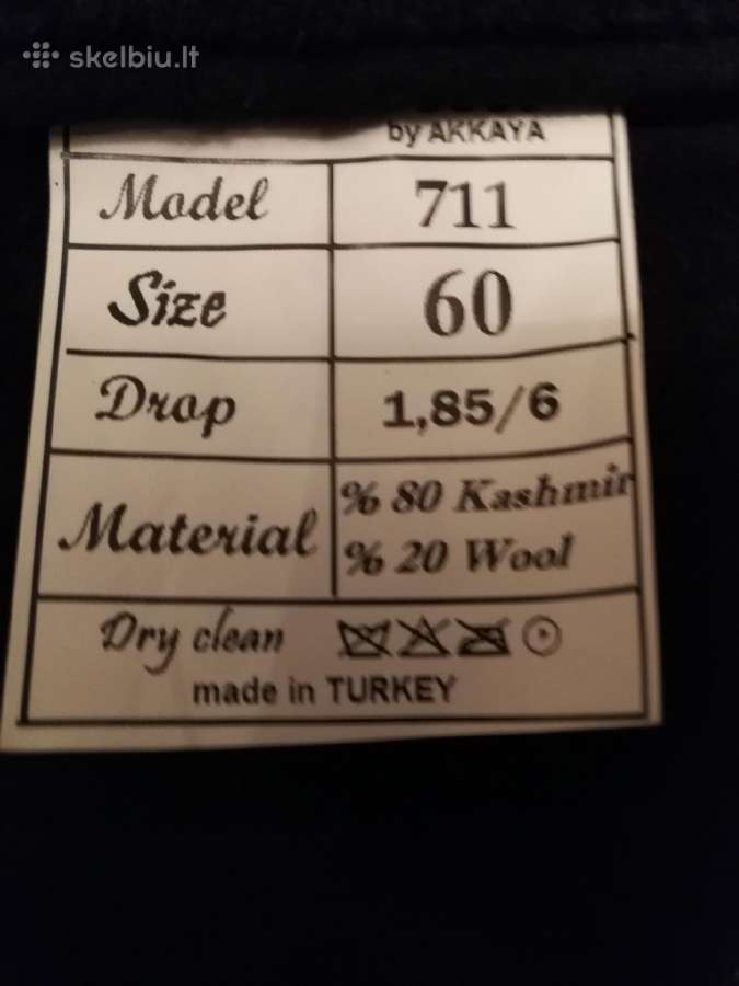 Turkiškas kašmyro paltas - nuotraukos Nr. 3