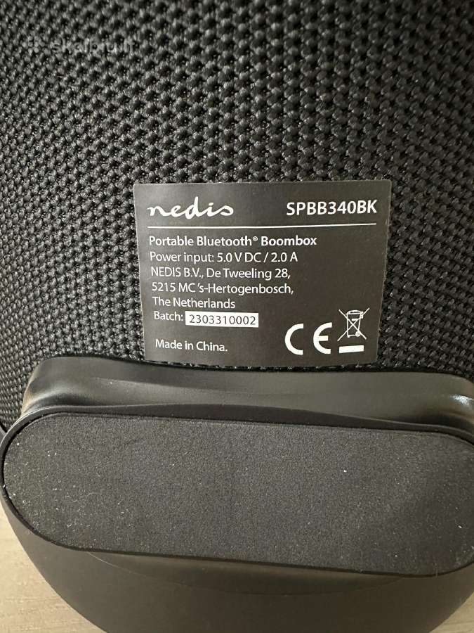 Nedis Spbb340bk garsiakalbis Juodas - nuotraukos Nr. 2