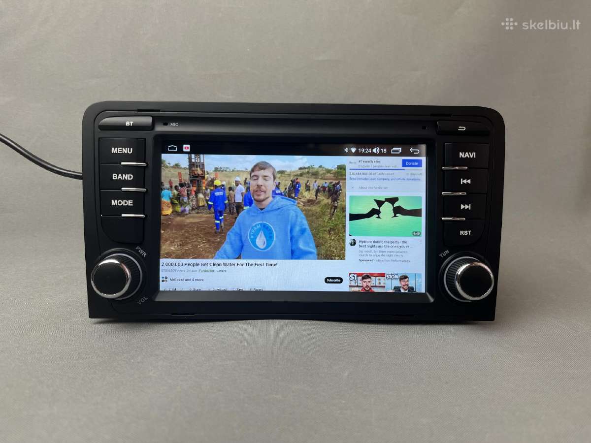 Audi A3 8p 2003 - 2012 Androidas su carplay 4+64g - nuotraukos Nr. 11