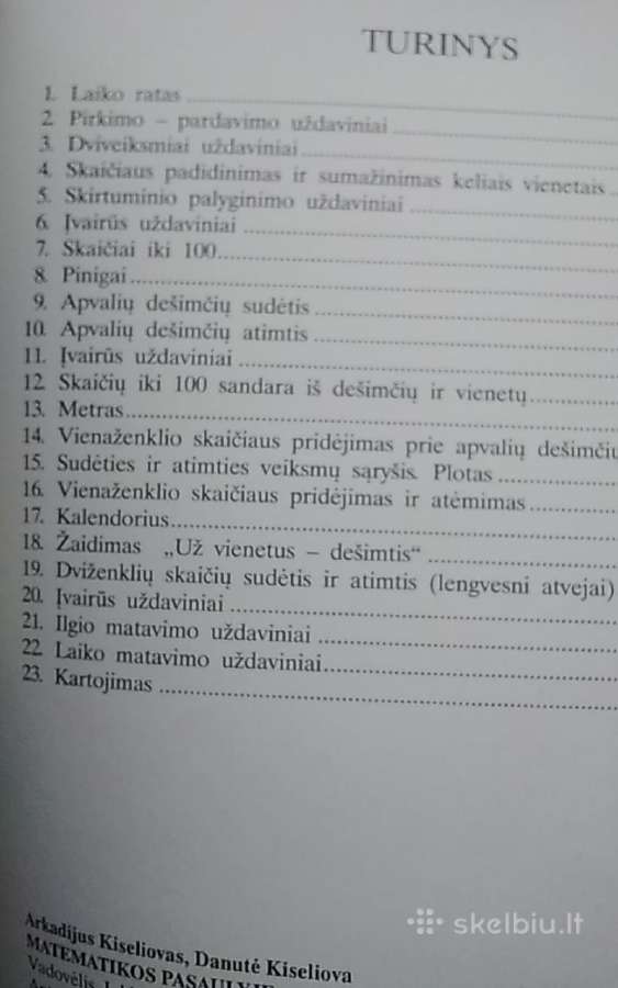 Matematikos pasaulyje 1 klasė antroji knyga - nuotraukos Nr. 2