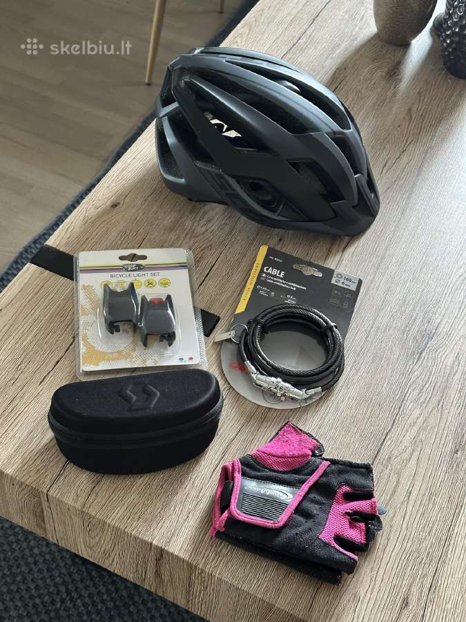 Scott akiniai; Dviratininko šalmas Scott MTB ir kt
