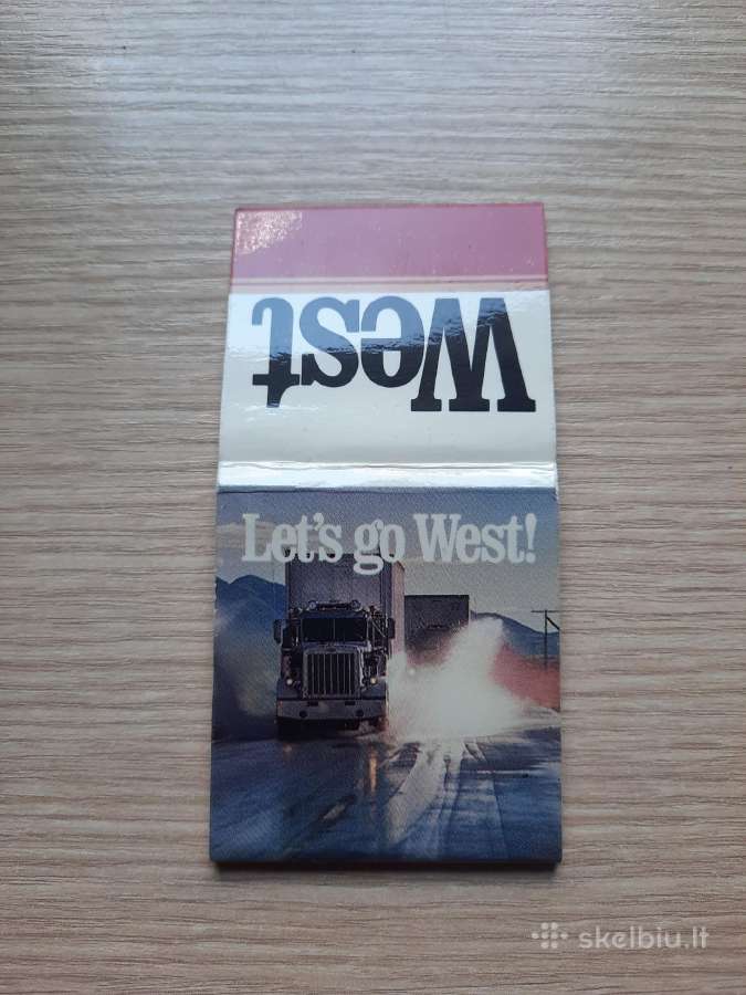 0.4. Degtukų dėžutė West Let's Go West - nuotraukos Nr. 4