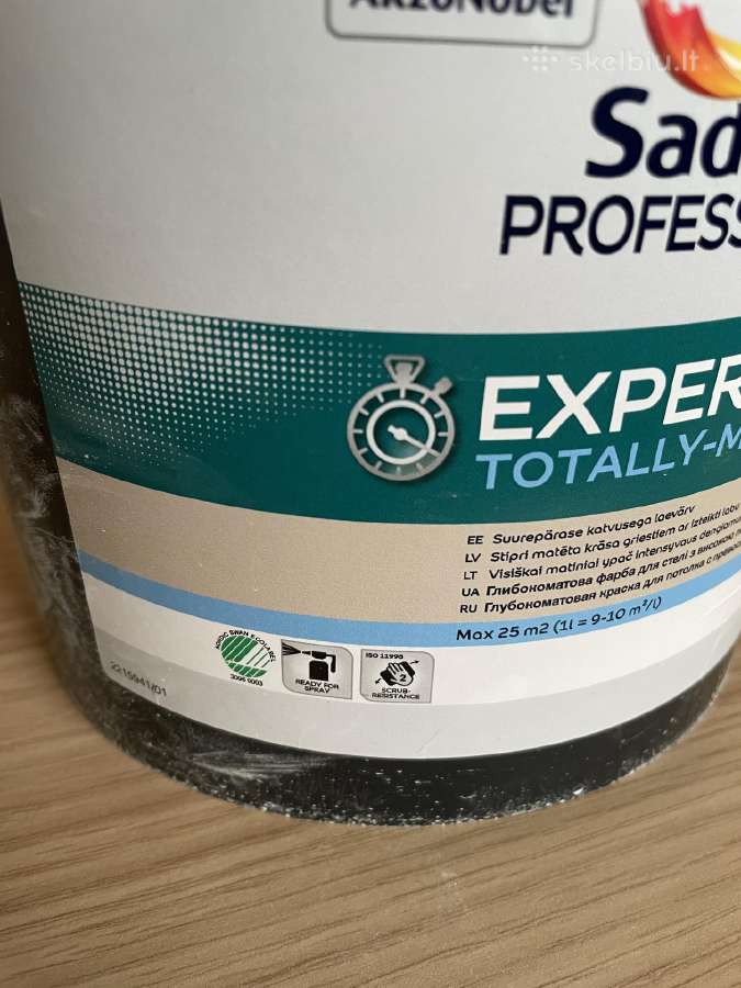 Sadolin professional expert 1 totally matt - nuotraukos Nr. 3