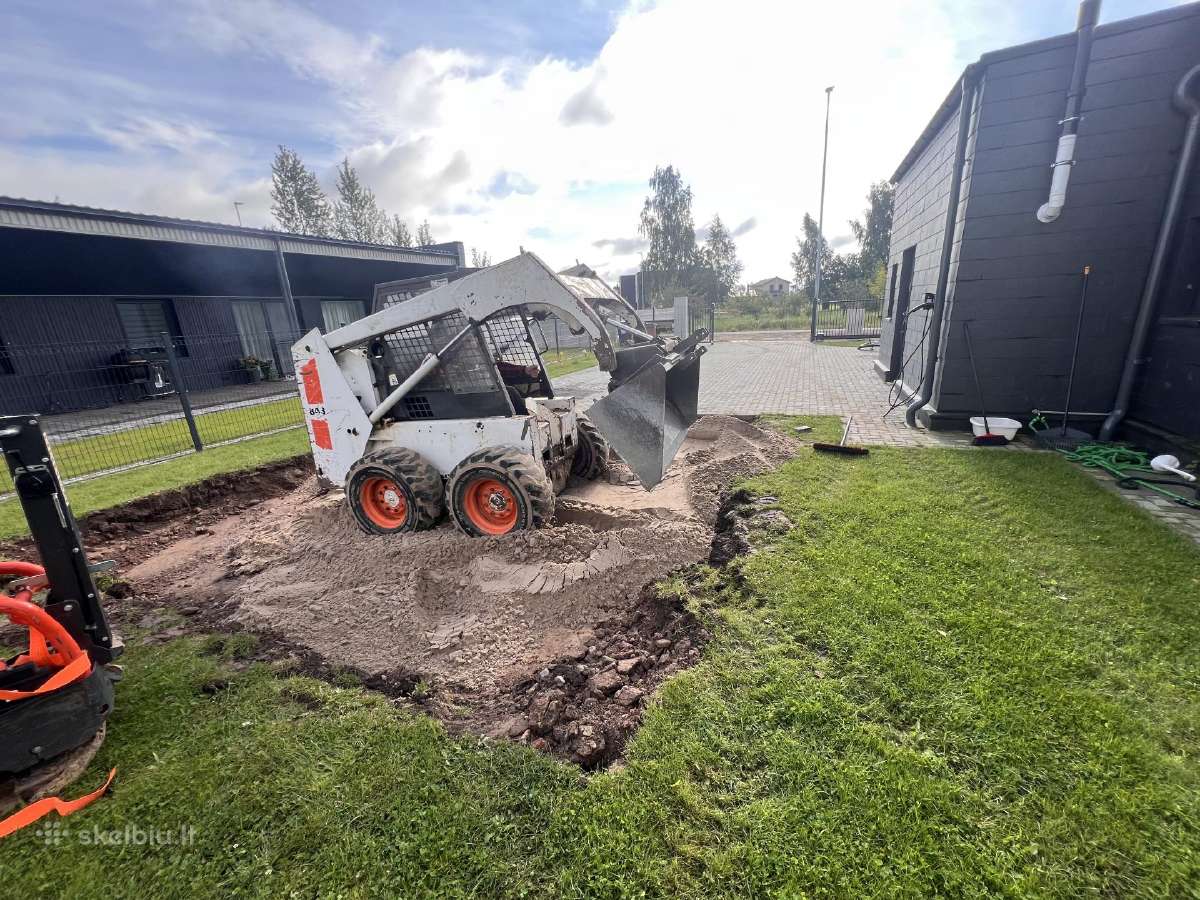 Bobcat nuoma su operatoriumi, savivarčio paslaugos - nuotraukos Nr. 11