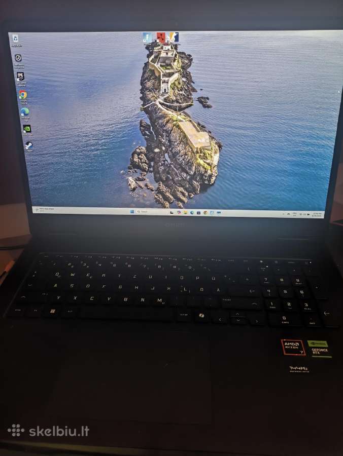 Galingas Hp Omen loptopas rtx 4070 ryzen 7 8845hs