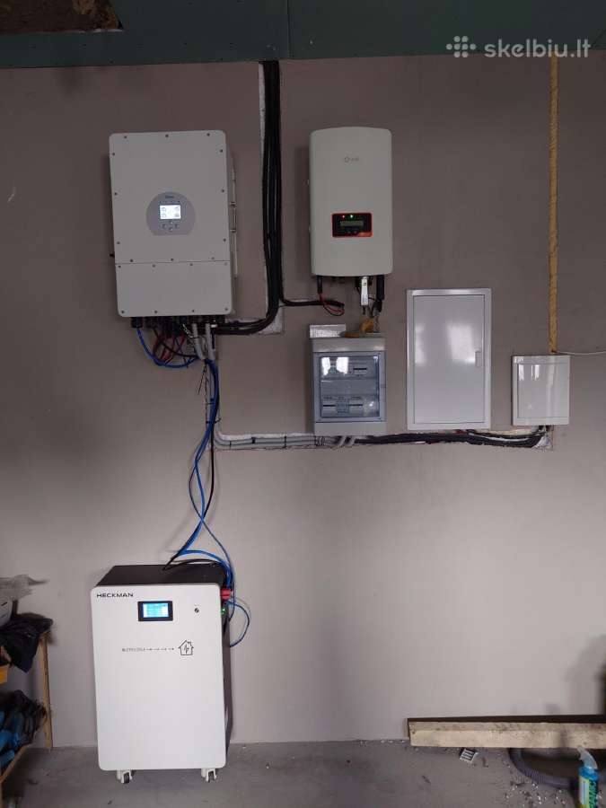 Saulės elektrinės Saulės moduliai Inverteriai - nuotraukos Nr. 15