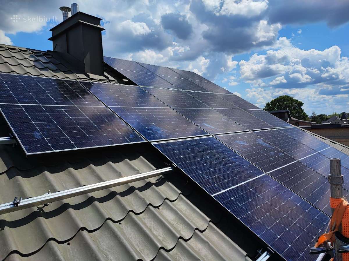 Saulės elektrinių montavimas ir įranga vietoje - nuotraukos Nr. 14