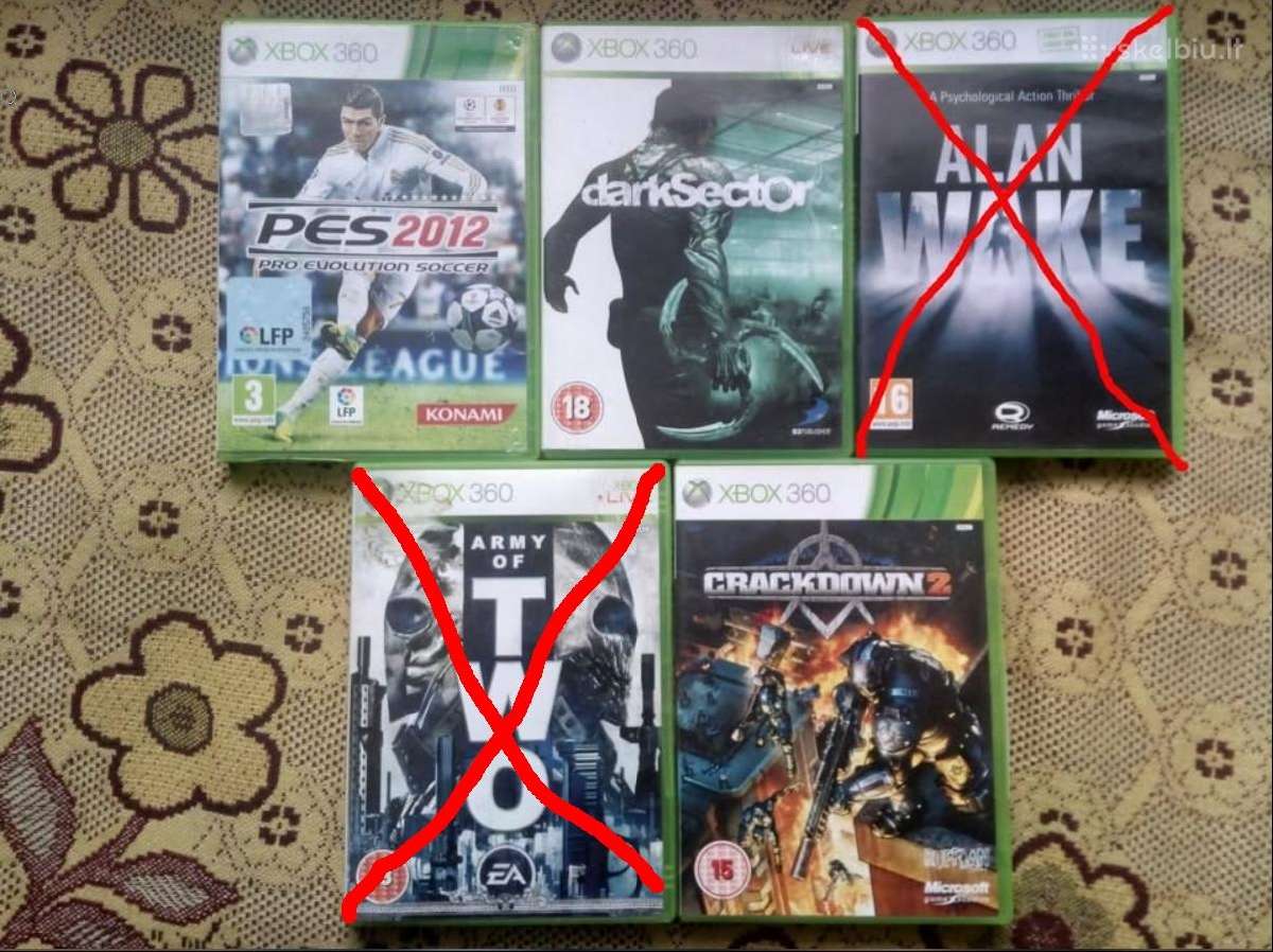Mainau arba parduodu Xbox 360 žaidimus
