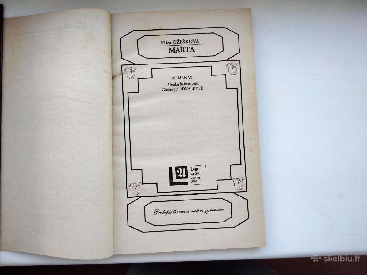 E. Ožeškova. Marta - nuotraukos Nr. 2