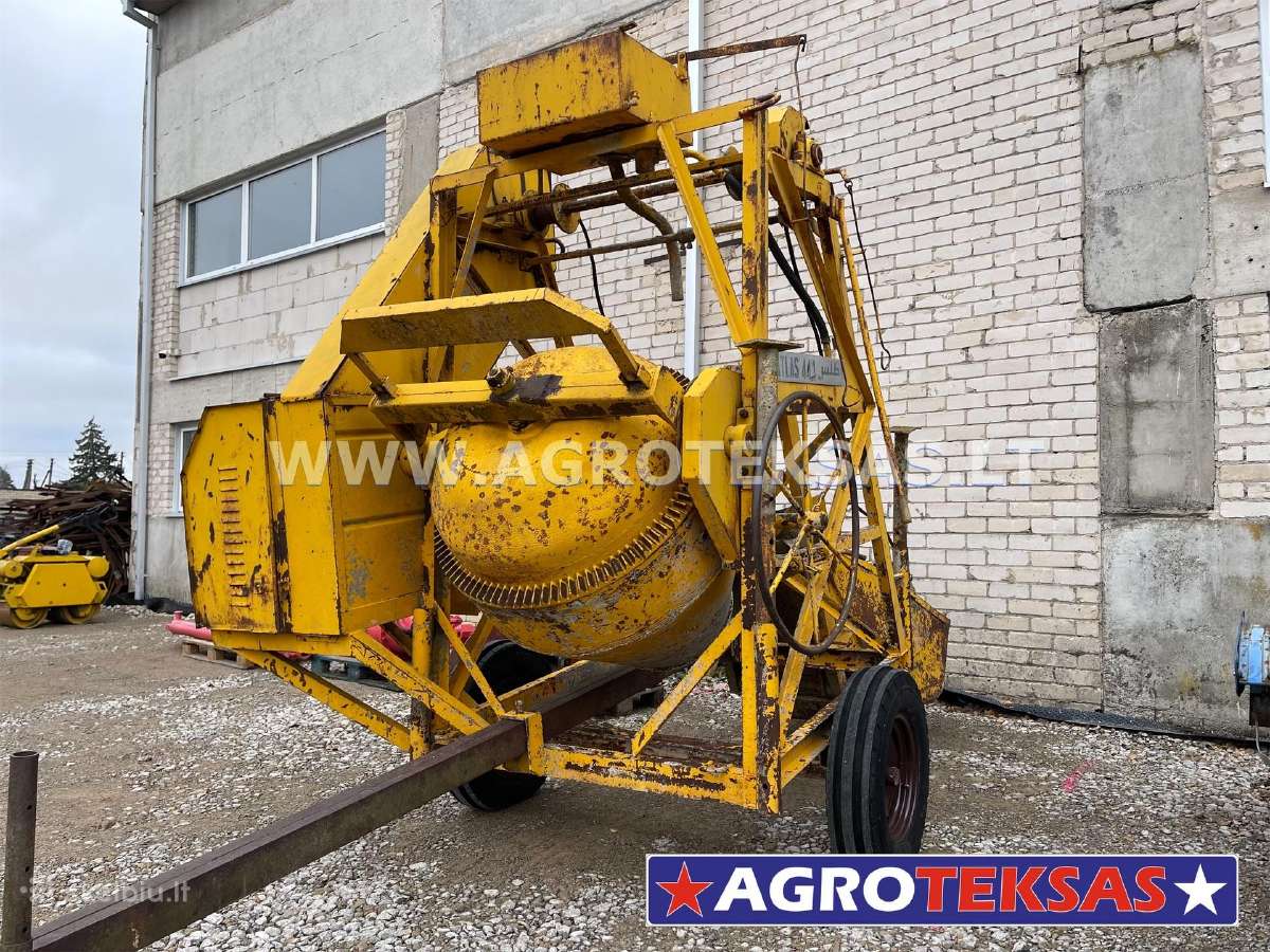 Betono maišyklė Atlas 441 su Lombardini varikliu - nuotraukos Nr. 14