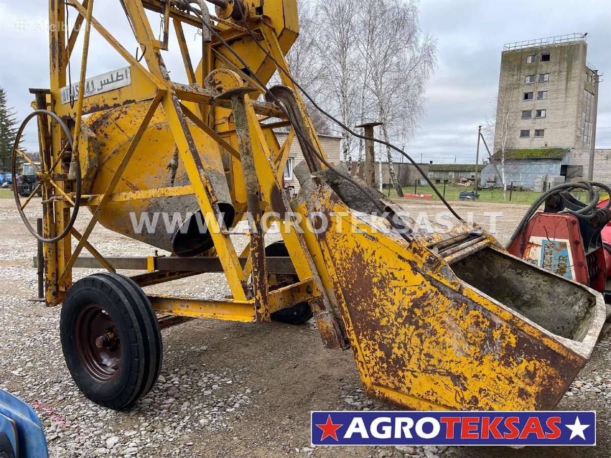 Betono maišyklė Atlas 441 su Lombardini varikliu - nuotraukos Nr. 20