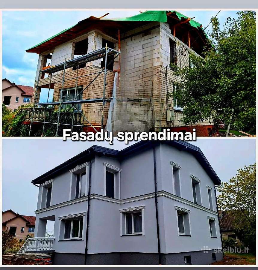 Fasadų šiltinimas, dekoras, klinkeris. Klaipėda - nuotraukos Nr. 9