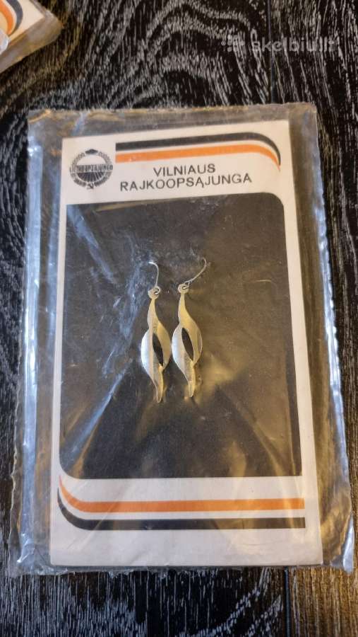 Lietuviski Retro Auskarai - nuotraukos Nr. 2