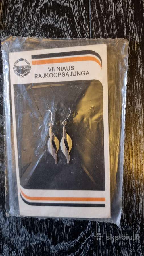 Lietuviski Retro Auskarai