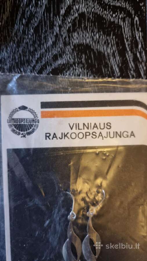 Lietuviski Tarybiniai Auskarai - nuotraukos Nr. 4