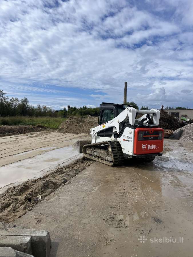 Bobcat T770paslaugos Misko freza zoles mulciavimas - nuotraukos Nr. 13