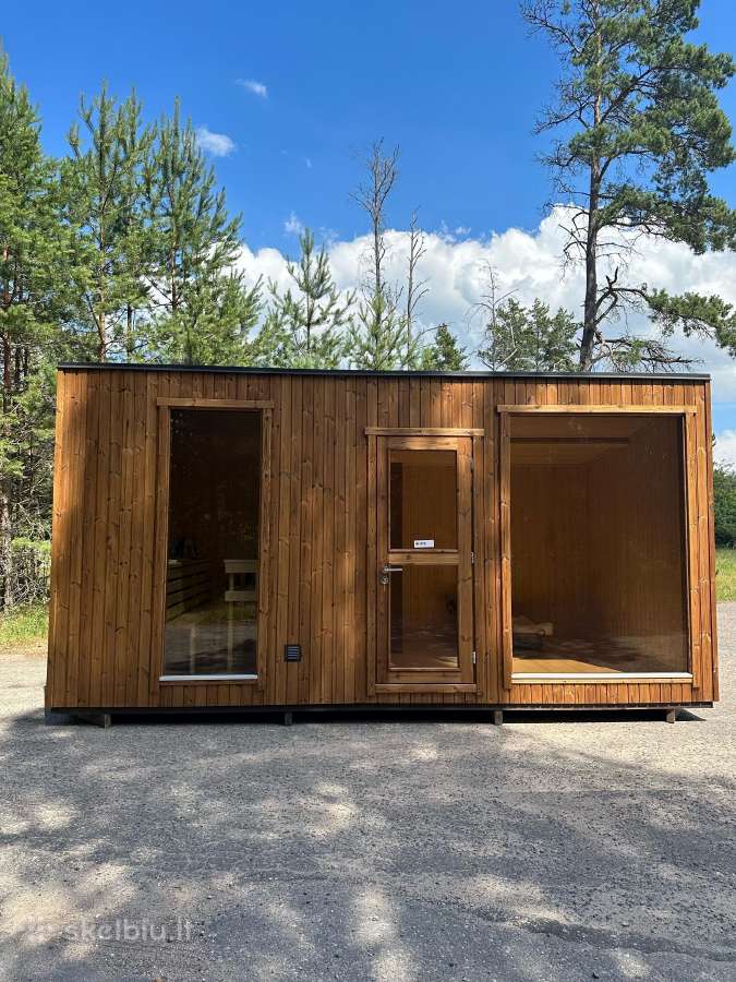 Karkasinė pirtis. Pirtis "Moderno" - nuotraukos Nr. 4