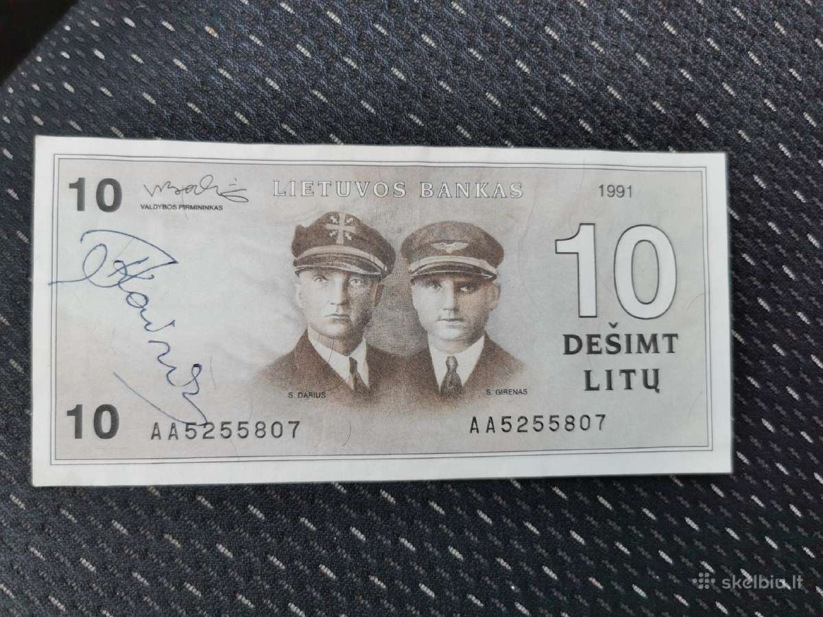 10 litų 1991 metų