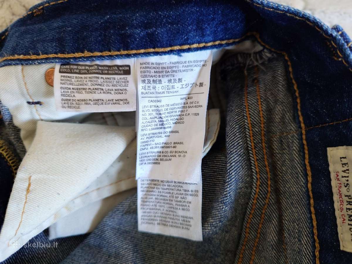 Vyriški džinsai levis premium 501. - nuotraukos Nr. 7