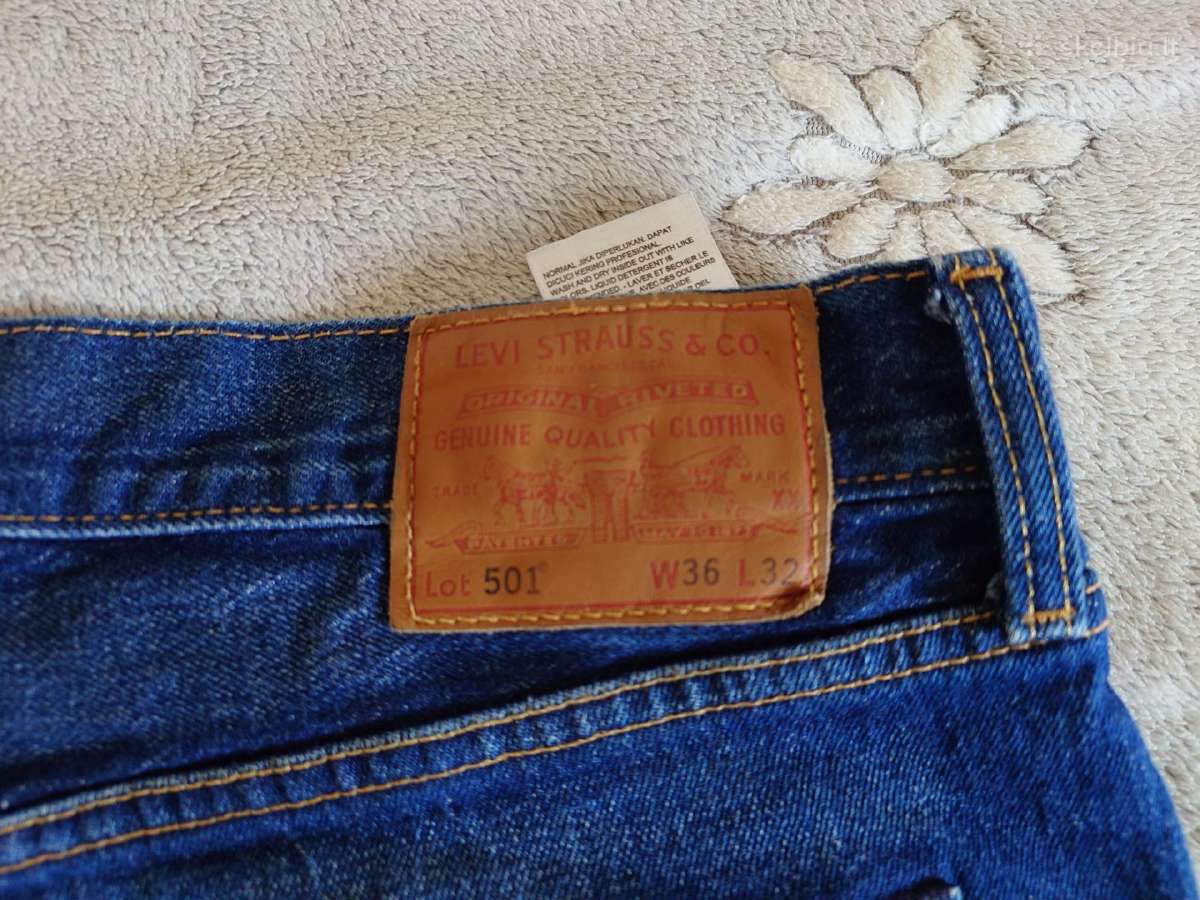 Vyriški džinsai levis premium 501. - nuotraukos Nr. 6