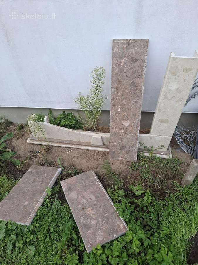 Rusvas marmuro židinys. Pigiai - nuotraukos Nr. 3