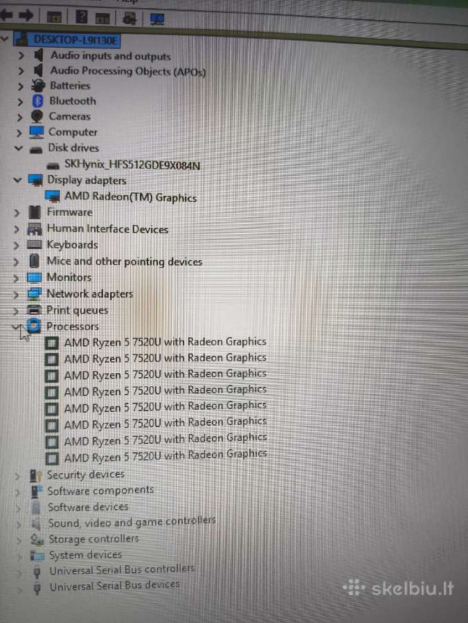 Vivobook Go 14 Ryzen 5 7520u 8gb 512gb SSD 10% - nuotraukos Nr. 6