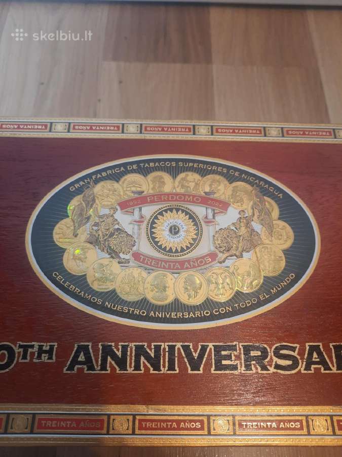 93. Cigarų dėžė Perdomo 30th Anniversary - nuotraukos Nr. 11
