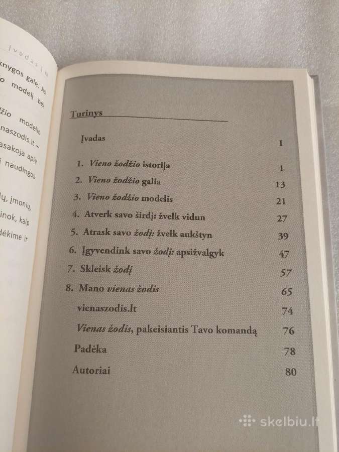 Vienas žodis,kuris pakeis tavo gyvenimą - nuotraukos Nr. 3