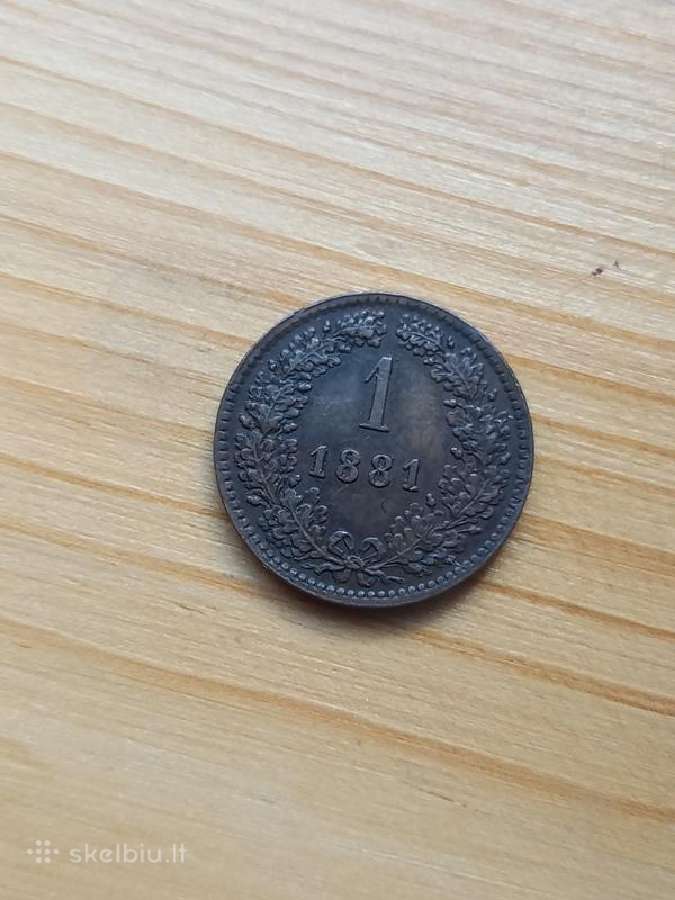 Austrija 1881 1 kreiceris