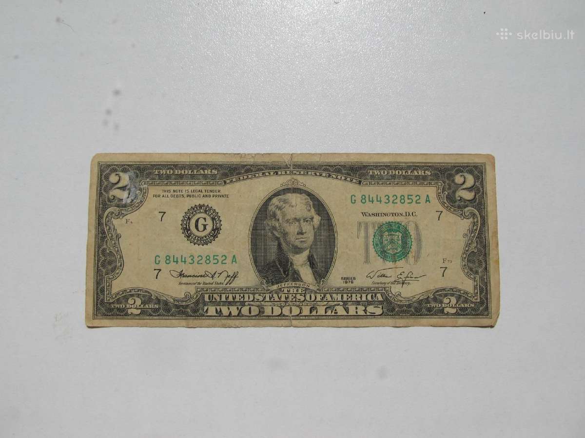 2 doleriai , JAV , 1976