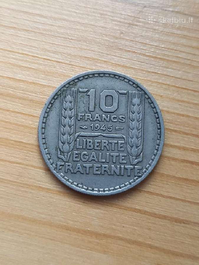 Prancūzija 1945 10 frankų