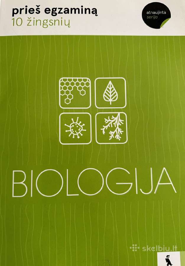 Biologija prieš egzaminą 10 žingsnių knyga