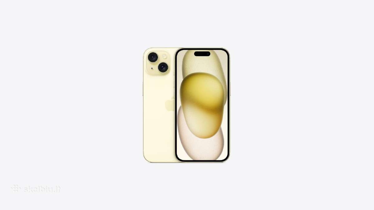 Naujas Apple iPhone 15/128gb, 3 Spalvu - nuotraukos Nr. 4