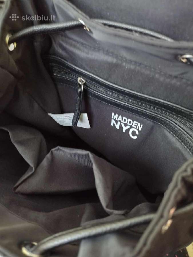 Juoda Madden Nyc moteriška kuprinė rankinė - nuotraukos Nr. 7