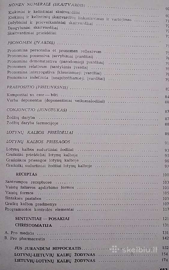 Lingua latina medica - nuotraukos Nr. 3