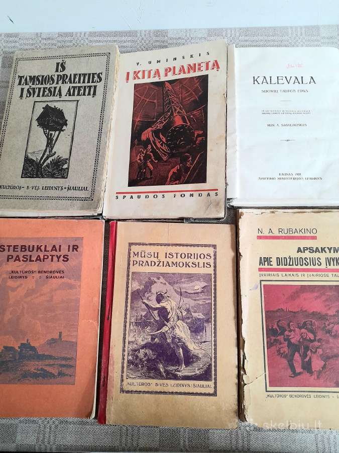 Prieškario knygos 1922-1936m.