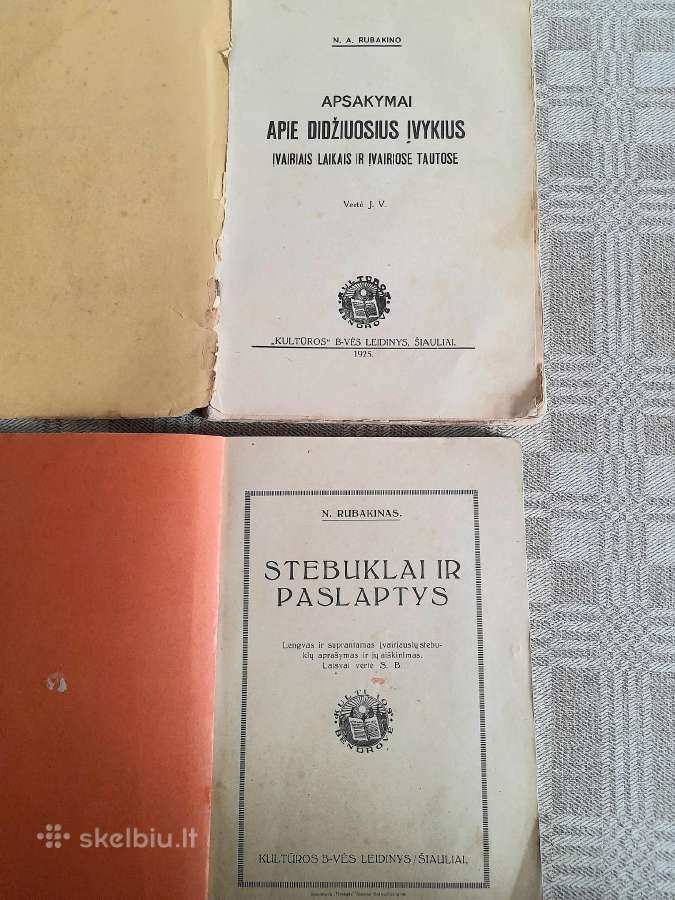 Prieškario knygos 1922-1936m. - nuotraukos Nr. 8